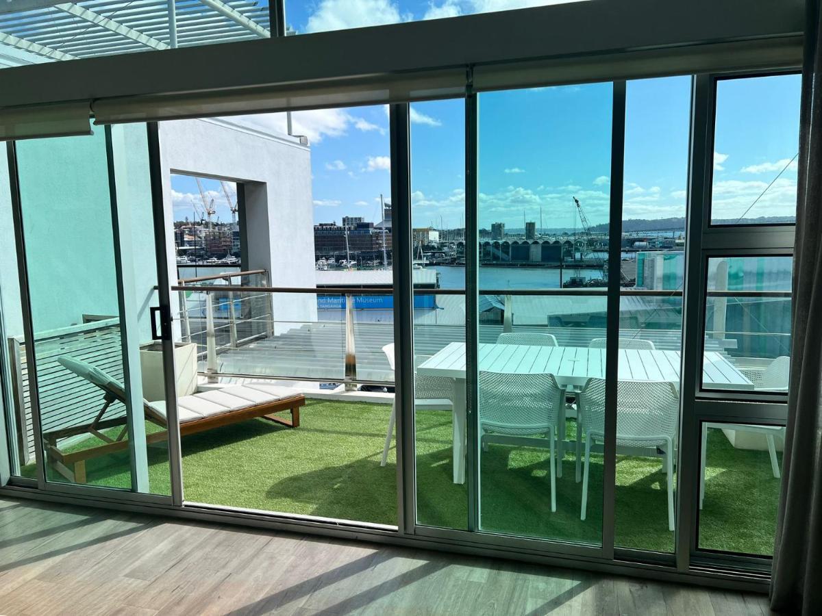 Spacious Penthouse With Spectacular Harbour Views! Auckland Luaran gambar